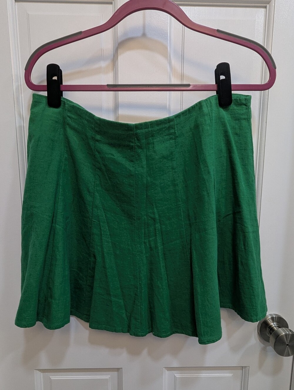 NWT Zara Green Skirt Linen Skirt Size Large